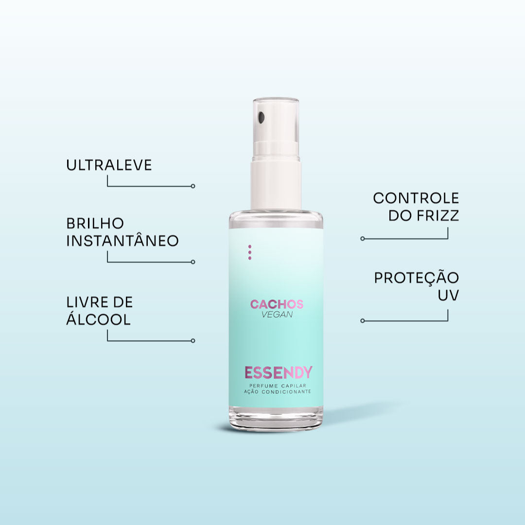 Perfume Capilar Hair Mist Cachos Vegan 60ml
