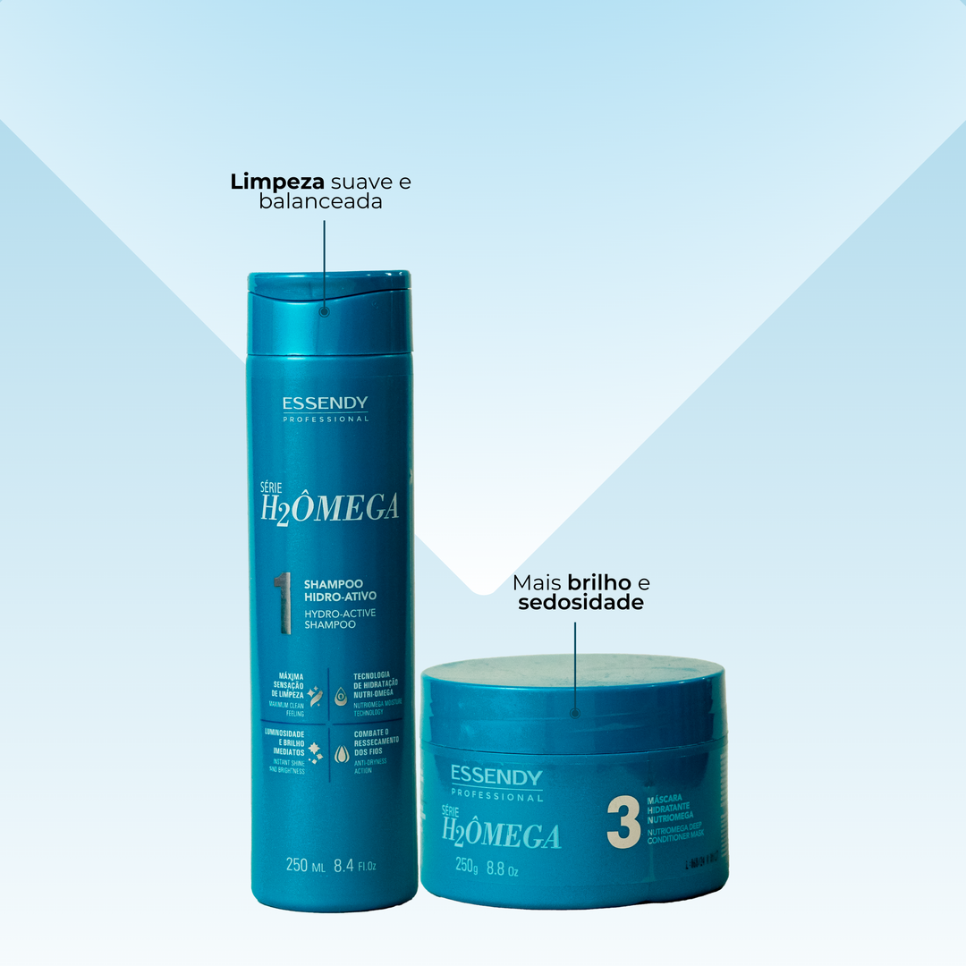 Kit H2Ômega - Shampoo e Máscara (2 itens)