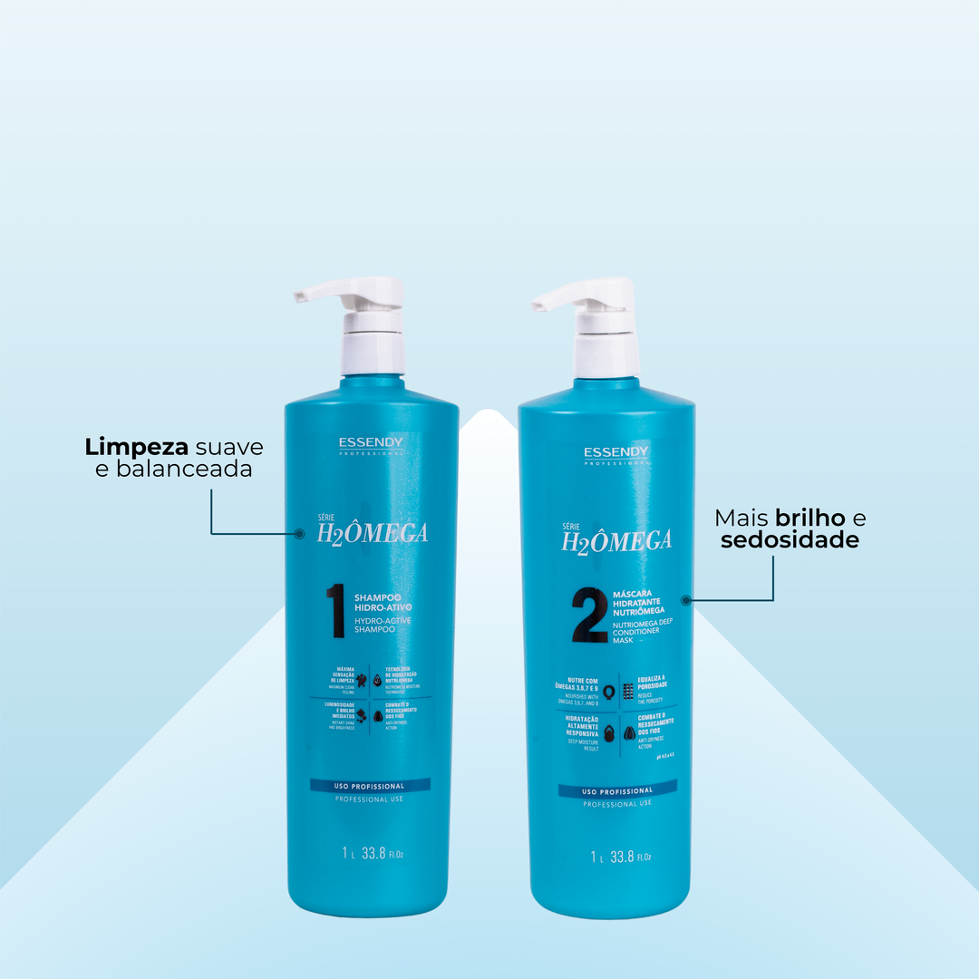 Super Kit H2ômega: Shampoo e Máscara (2itens)