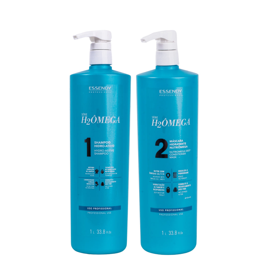 Super Kit H2ômega: Shampoo e Máscara (2itens)