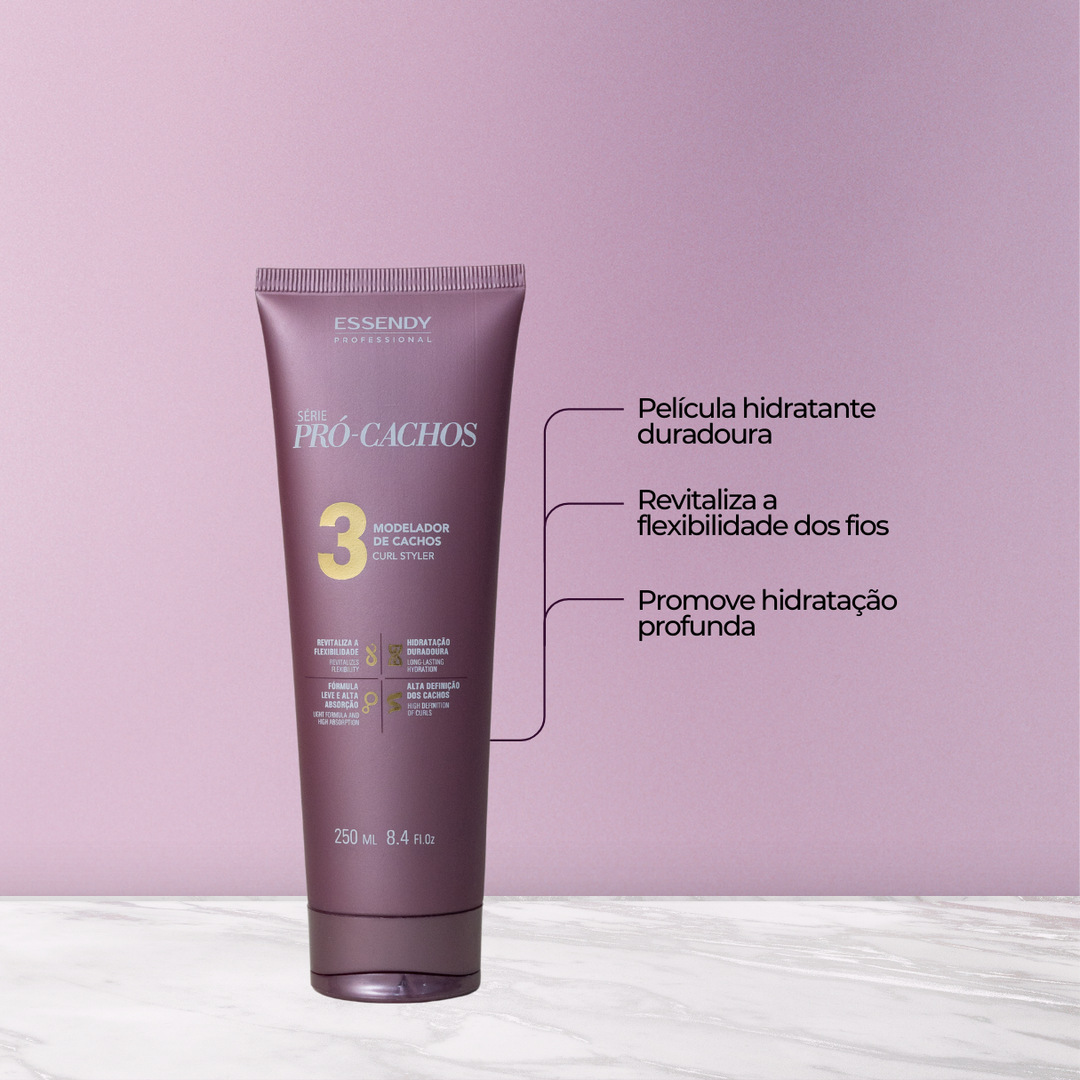 Modelador De Cachos Essendy Pró Cachos 250ml