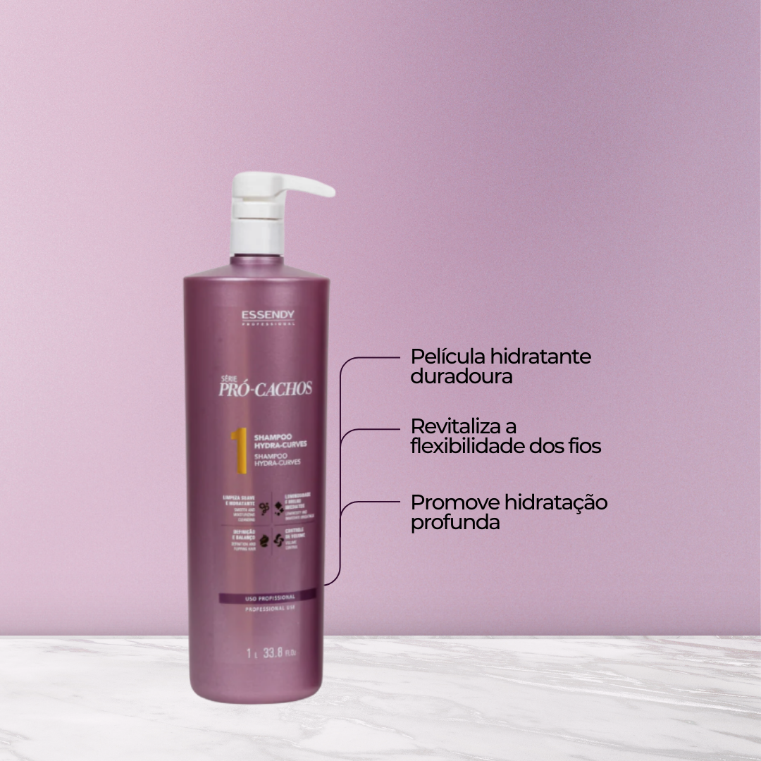 Shampoo Essendy Pró Cachos 1L