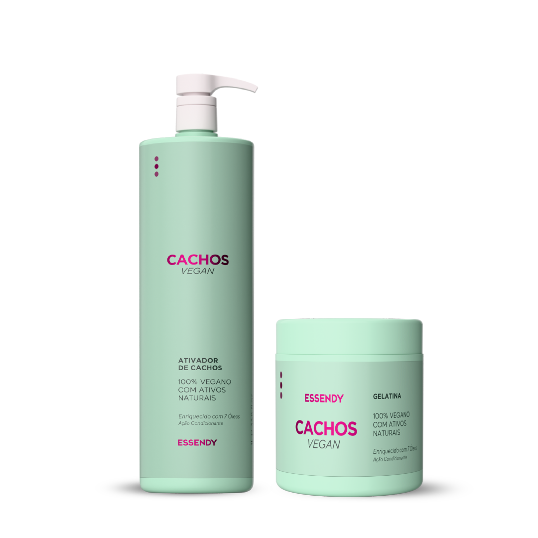 Kit Cachos Vegan Super  - Ativador e Gelatina (2 Itens)
