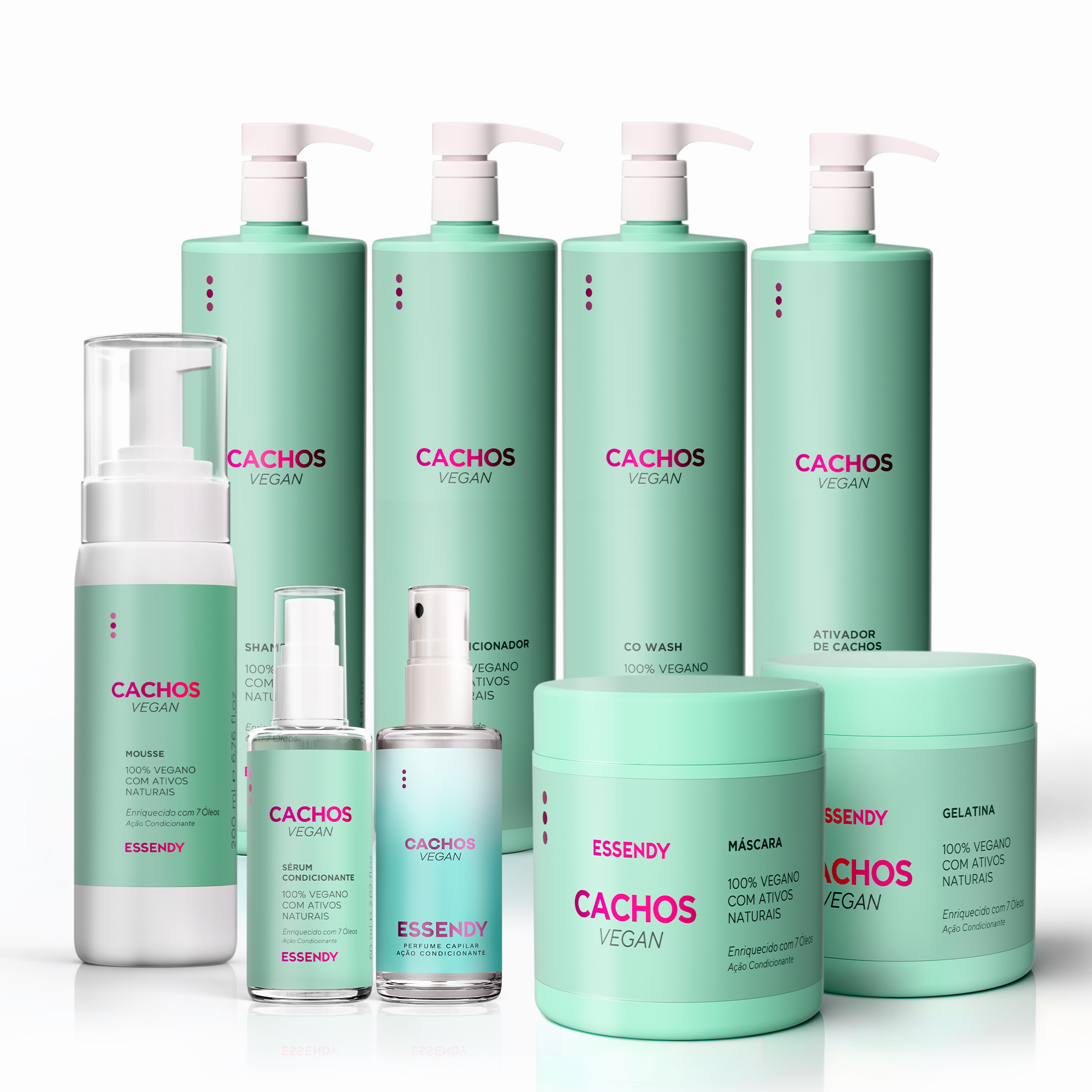 Kit Completo Cachos Vegan (9 itens)