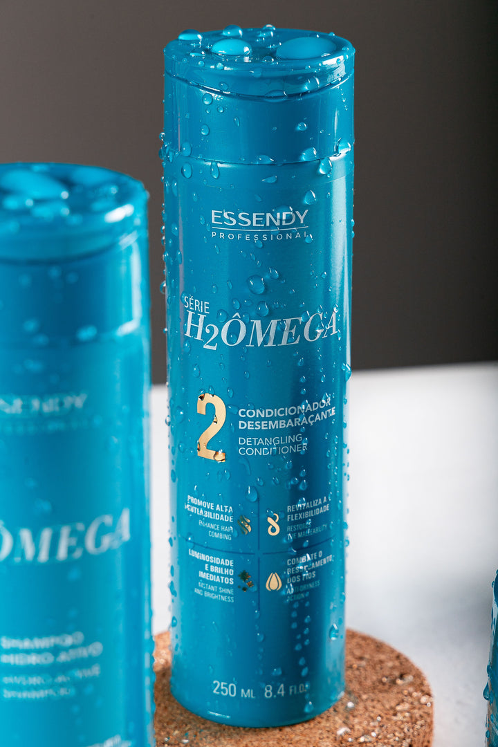 Kit Completo H2Ômega - Shampoo, Condicionador e Máscara (3 itens)