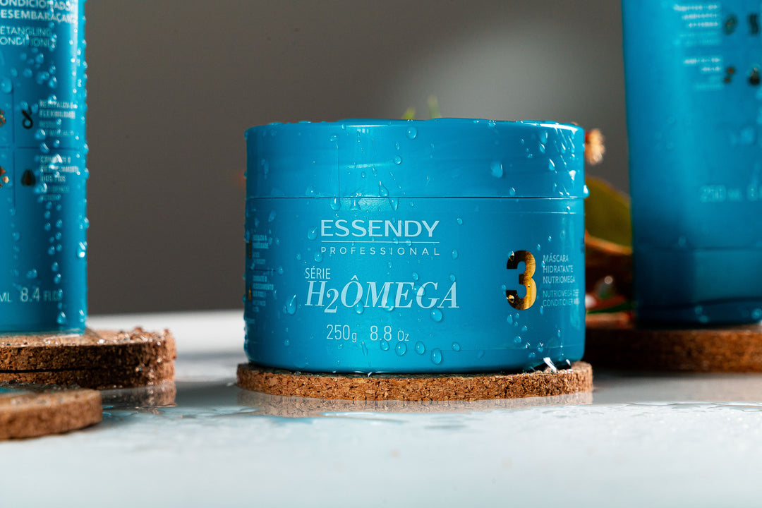 Kit Completo H2Ômega - Shampoo, Condicionador e Máscara (3 itens)