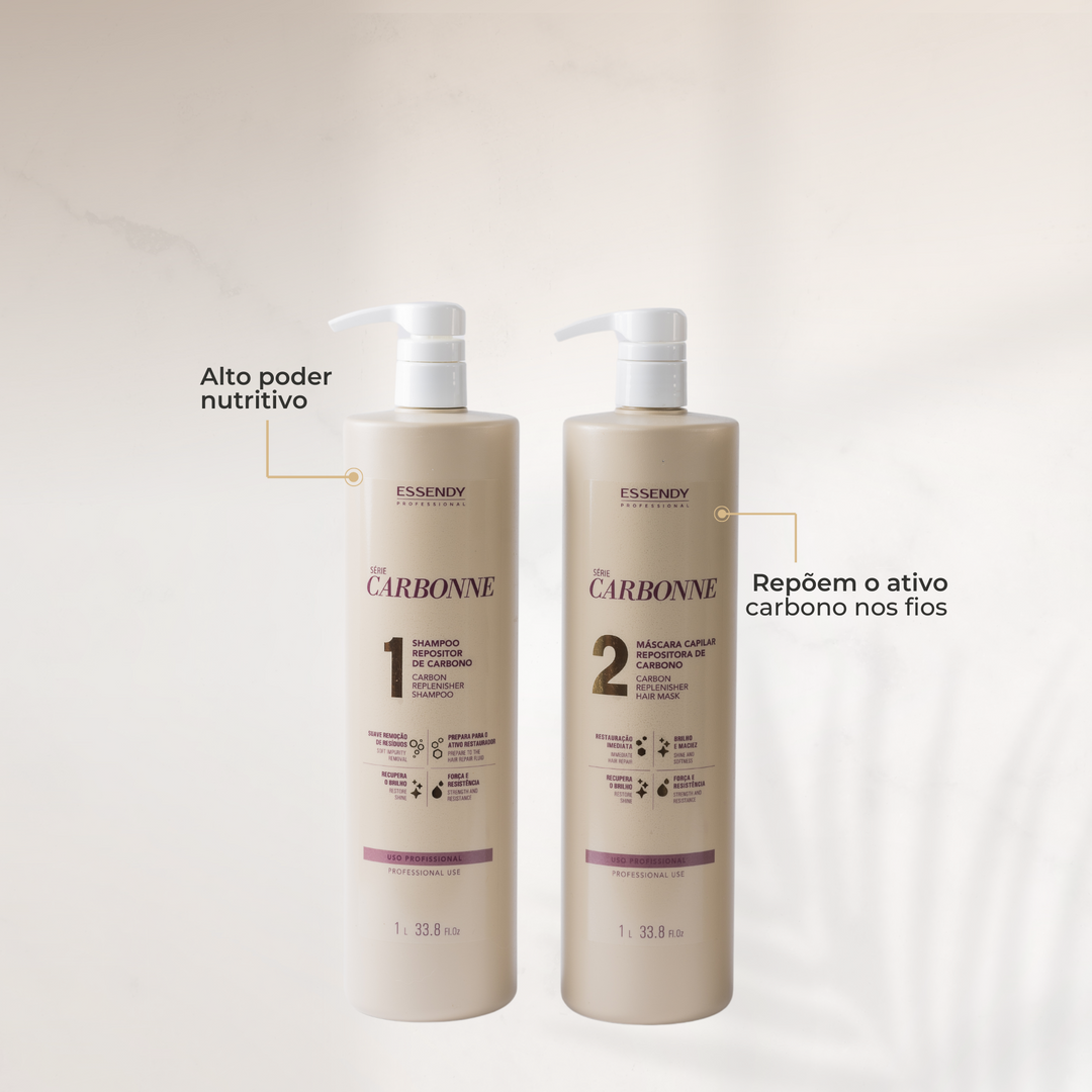 Kit Carbonne Shampoo E Máscara 1L