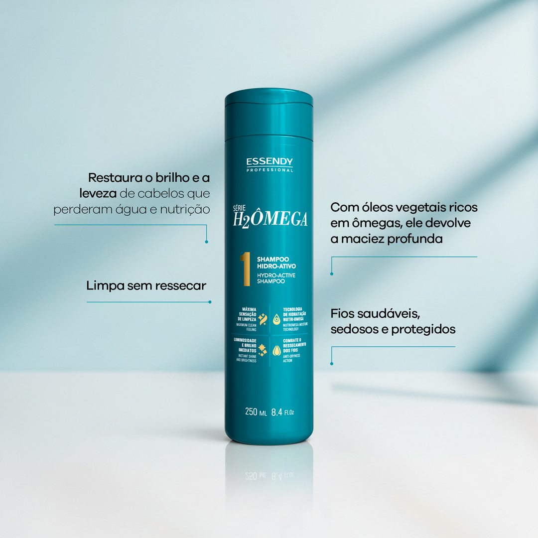 Shampoo Hidratante Essendy H2ômega 250ml
