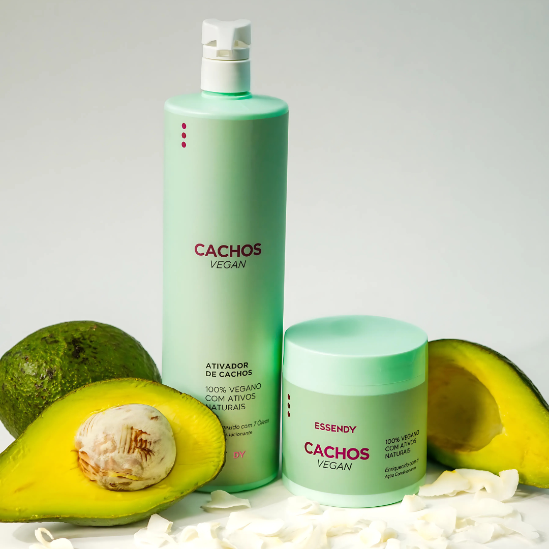 Kit Cachos Vegan Super - Shampoo, Máscara e Ativador (3 Itens)
